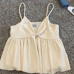 Urban outfitters front tie tank top